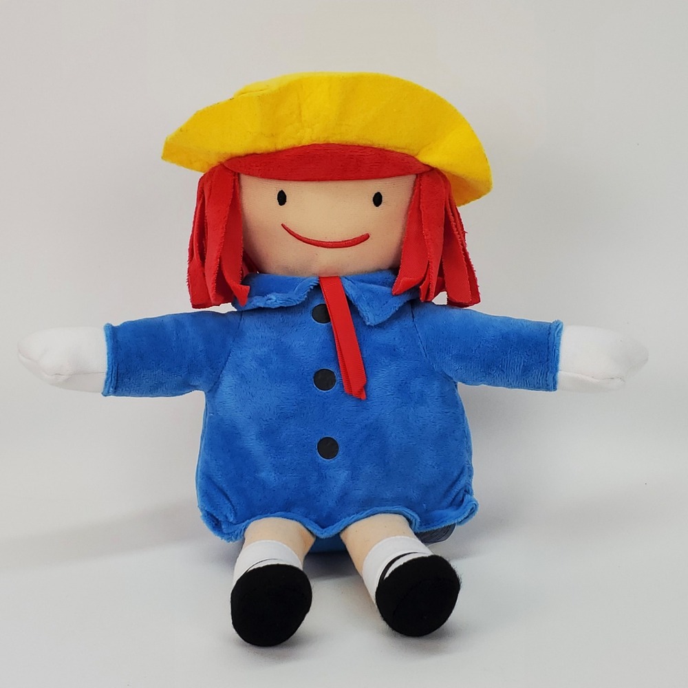 Kohls Cares Madeline Plush Doll 10 inch Blue Coat Yellow Hat Red Hair 2022